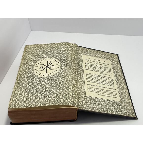 The Holy Bible New Catholic Edition Hardcover Catholic Book Publishing 1957 - Picture 12 of 16